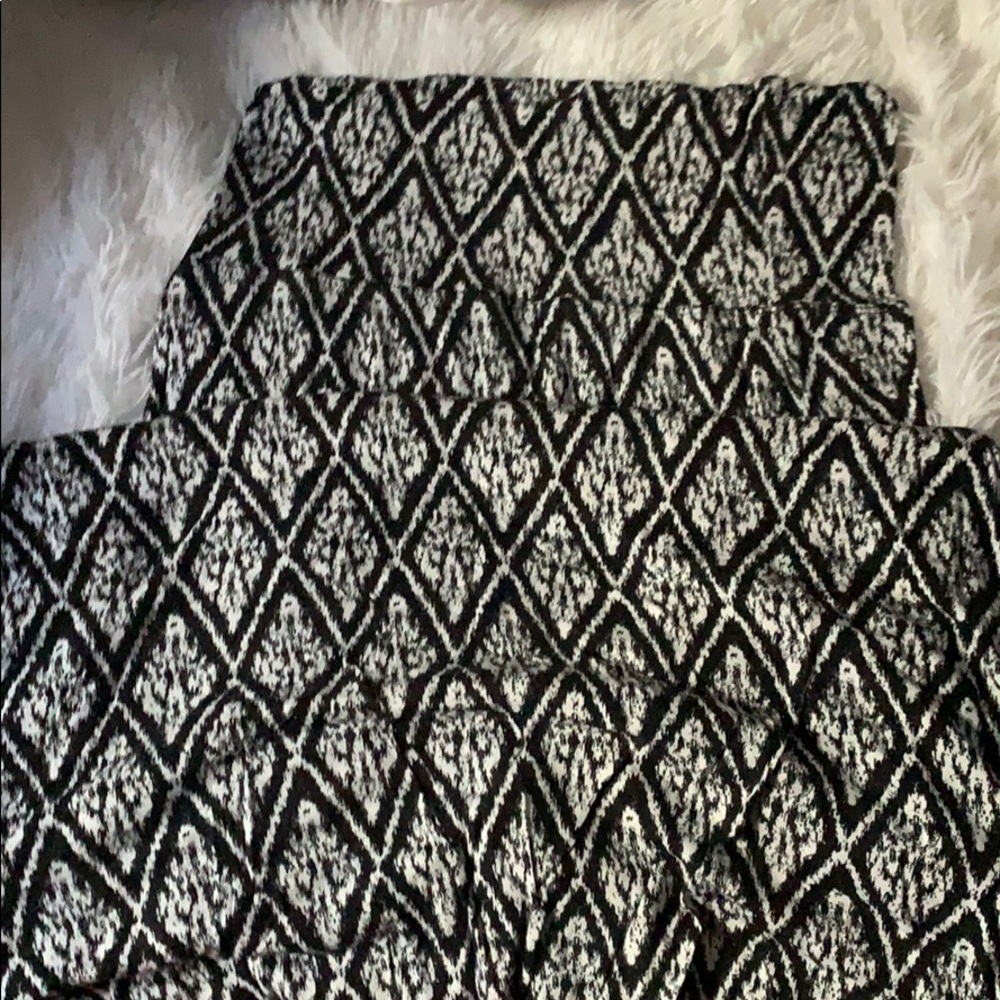 Geometric maxi skirt